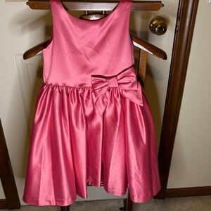 Janie and Jack Coral Satin Dress